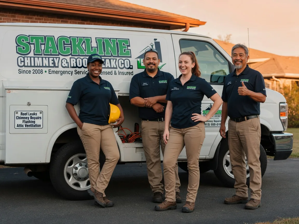 Chimney flashing repair company in New Athens, OH